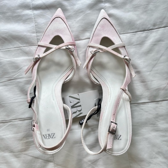 Zara kitten heels- new - Picture 3 of 5